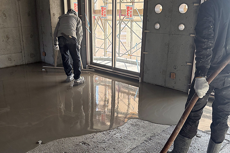 レベリング工事