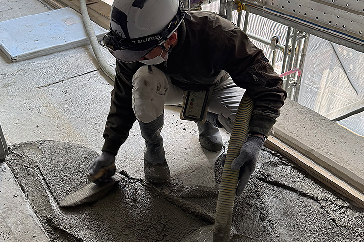 土間モルタル工事